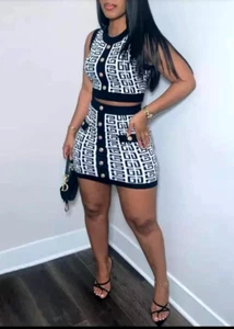 Womens 2-piece outfit only brown Black Sold Out - Picture 1 of 2