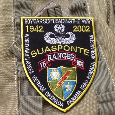 USA 75th Ranger Rgt U.S. Army Commemorative 60 Years Badge Sfg Hook PATCH - Image 1 of 4