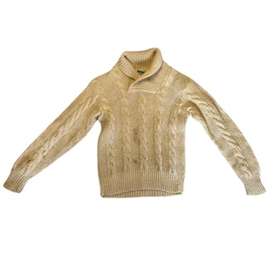 Vintage Handknit boys fisherman sweater preppy ivy old money - Picture 1 of 5