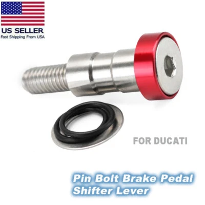 Palanca de cambios de pedal de freno con perno de pasador para Ducati Monster 1200 1100 937 821 796 696 Foto 1 de 4