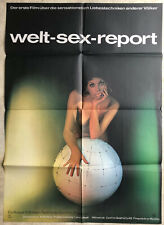 Światowy raport seksualny erotyka oryginalny plakat filmowy