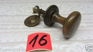 TÜRGRIFF KNAUF GRIFF BRONZE ANTIK  ROSETTE ART DÉCO  - Picture 1 of 11