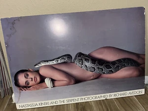 NASTASSJA KINSKI AND THE SERPENT BY RICHARD AVEDON POSTER DAMAGE/WEAR - Picture 1 of 14