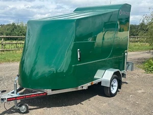 Brand New Sports 8x5 Go Kart-Bike Trailer ✅British Racing Green ✅ UK Delivery - Picture 1 of 20