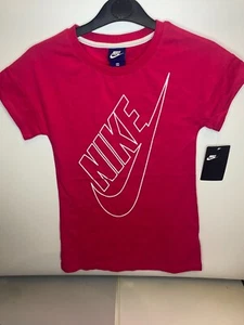 Nike T Shirt Pink - Brand New With Tags - Kids Girls 5-6 Years - Picture 1 of 3