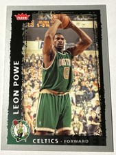 2008-09 Fleer Basketball NBA Boston Celtics Leon Powe