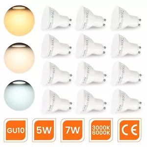 10X GU10 LED Birnen 7W=70W 5W=50W Spots Leuchtmittel Lampe Strahler 3000K 6000K - Bild 1 von 21