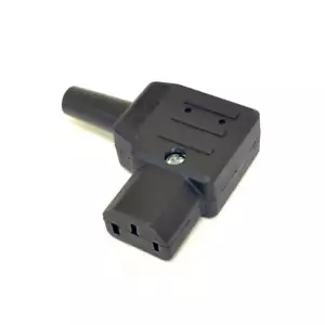 Martin Kaiser versilberter IEC-Stecker 90 Grad - Bild 1 von 3