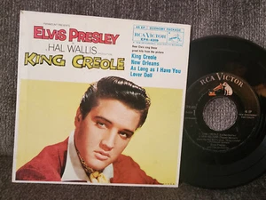 ELVIS PRESLEY King Creole EP RECORD EPA-4319 WITH NICE PIC SLEEVE PS - Imagen 1 de 2