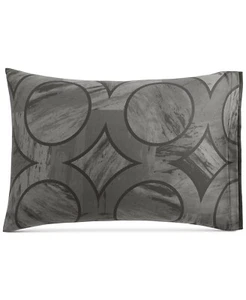 Hotel Collection Marble Geo 100% Pima Cotton Pillow Sham PAIR - KING - Black - Picture 1 of 1