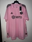 NWT Authentic Adidas Inter Miami Pink Soccer Football Jersey Size 3XL XXXL