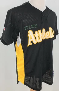 St. Louis Athletics Baseball Jersey #9 Black Men's Large Mesh EU.SPORTS - Picture 1 of 9