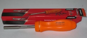 NEW Snap-on ORANGE Ratcheting Screwdriver SSDMR4BO *ORANGE HANDLE* New In Box! - Picture 1 of 4