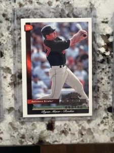Tarjeta de novato Donruss Signature Series 1998 Baltimore Orioles Ryan Minor #124 - Imagen 1 de 1