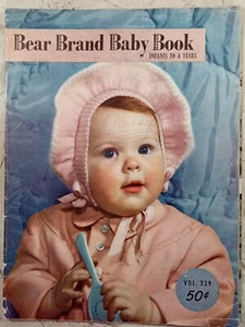 Libro neonato marca orso - 4 anni 1950 vol 339 modelli vintage maglia uncinetto 55p - Foto 1 di 12
