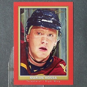 MARIAN HOSSA  2005-06  Beehive  RED  #6  Atlanta Thrashers
