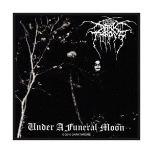 DARKTHRONE Standard Patch: Unter einem Begräbnismond: Offizielle Lizenzware - Bild 1 von 1