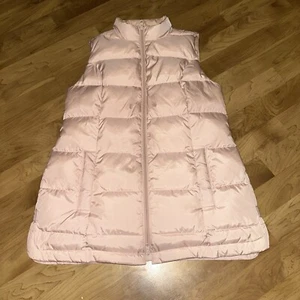 Chaleco acolchado J JILL talla extra pequeño pequeño pequeño XSP grande pequeño rosa cremallera completa - Imagen 1 de 8