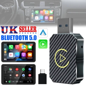 USB Wireless CarPlay Adapter For iPhone Apple Wireless Carplay Dongle Plug &Play - Picture 1 of 12