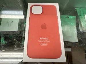 Apple Silicone Case with MagSafe for iPhone 13 - Pink Pomelo NEW - Picture 1 of 5