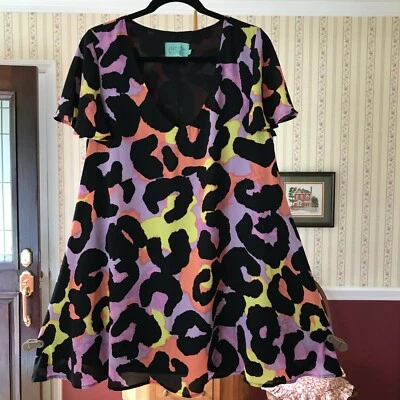 Judith March multicolor a-line shift dress size S - Image 1 of 4