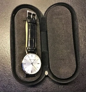 Wempe Herrenuhr neu schwarz unbenutzt inklusive Hülle - Bild 1 von 4