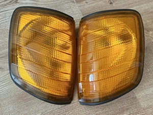 Mercedes W124 S124 C124 E-Class Turn Signal Indicator Blinker HELLA SET - Picture 1 of 22