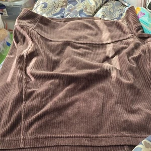 Lululemon Scuba Mid-Rise Mini Skirt Velvet Corduroy Women's Brown ESPR Tennis - Picture 1 of 5