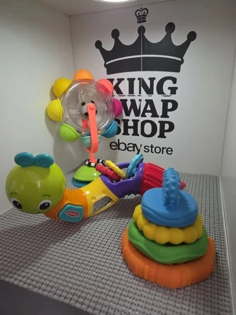 🍼✨ Набор из 3 детских игрушек — чистые, безопасные и сенсорные развлечения! 🎡🐛🟣ДЛЯ БЛАГОТВОРИТЕЛЬНЫХ ОРГАНИЗАЦИЙ СВЯТОГО ДЖУДА - Изображение 1 из 4