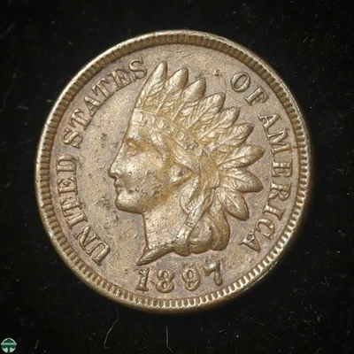 1897 Indian Head Small Cent - Extra Fine Details - Image 1 of 2