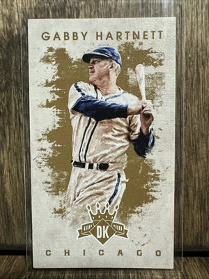 2016 Panini Diamond Kings Gabby Hartnett #30 Mini Chicago Cubs - Image 1 of 4