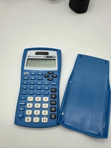 Texas Instruments TI-30X IIS Calculator w/Cover , Blue, TESTED WORKS. - Picture 1 of 2