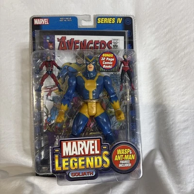 Marvel Legends Goliath Serie IV 4 Vengadores (ToyBiz, 2003) Nueva Figura de Acción S7 Foto 1 de 4