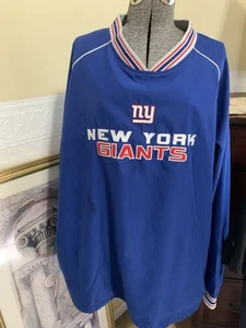 Reebok New York Giants Windbreaker Shirt Herren Gr. XL Pullover Langarm - Bild 1 von 10