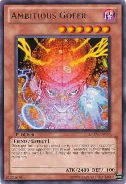 YuGiOh Ambitious Gofer DREV-EN036 Rare Englisch NM 1st - Bild 1 von 2