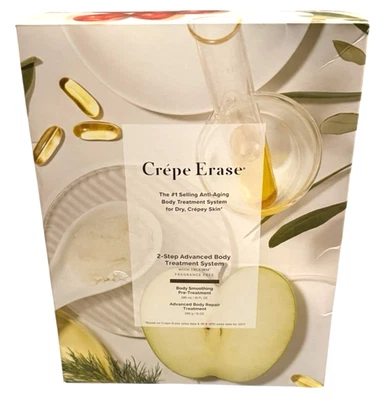 Tratamiento avanzado de reparación corporal Crepe Erase con kit de 2 pasos complejo firme NUEVO sellado Foto 1 de 4