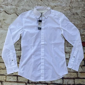 $ 98 Diesel Herren S-Nap Hemd weiß Langarm Größe M - Bild 1 von 12