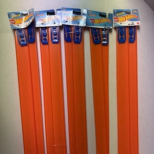 Hot Wheels Track Builder 24” Pieces Lot Of 10 Orange Track 20’ Connectors - Picture 1 of 3