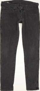 G-Star 3301-A Super Men Charcoal Straight Slim Stretch Jeans W33 L31 (88978) - Picture 1 of 5