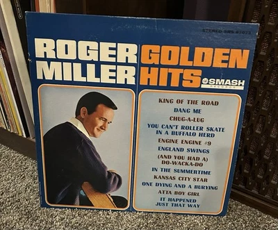 Roger Miller Golden Hits Vinyl Smash Records SRS 67073 Album VG - Image 1 of 4