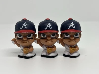 MLB Series 2 TeenyMates Pitchers Atlanta Braves Lot Of 3 - Image 1 of 4