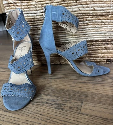 Tacones azules Jessica Simpson talla 7 Foto 1 de 4