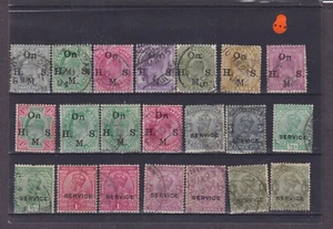 India KEVII & KGV Used Collection - Picture 1 of 1