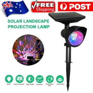Solar Power Star Light Projector Waterproof Outdoor Laser Lights Xmas Christmas - Picture 1 of 9