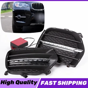 For BMW X6 E71 2009-2012 LED DRL Daytime Running Light Driving Fog Lights Lamp - Picture 1 of 6