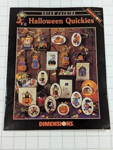 Vintage - Dimensions #271 - Halloween Quickies - booklet Cross Stitch Patterns - Picture 1 of 2