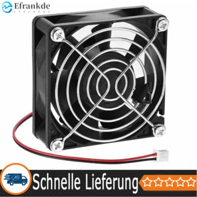 Kleiner Computerlüfter 12V DC 70x70x25mm für Verstärker Projektor Kühlschrank - Bild 1 von 4