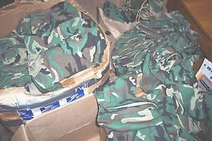 100 Boys Camo Shirts Woodland Camo T Shirt Lot Camo Hunting Tshirts $2.89 Ea.