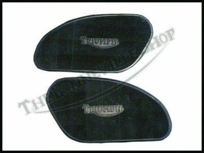 TRIUMPH BONNEVILLE, TIGER 500 И 650 БЛИЗНЕЦОВ НАКОЛЕННИКИ КОМПЛЕКТ PN # 82-5401 И 82-5402 - Изображение 1 из 2