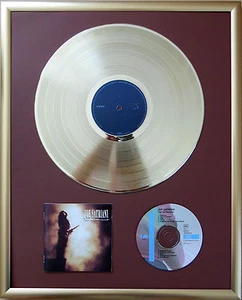 Joe Satriani Extremist gerahmte CD Cover +12" Vinyl goldene/platin Schallplatte - Picture 1 of 1